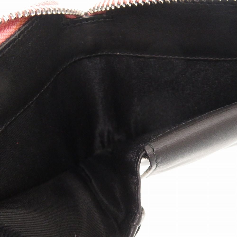 Loewe Anagram Leather Pink Bifold Wallet Black — view 5
