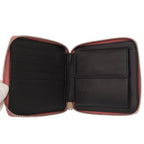 Loewe Anagram Leather Pink Bifold Wallet Black — view 4