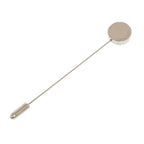 Hermes Metal White Pin Brooch — view 2