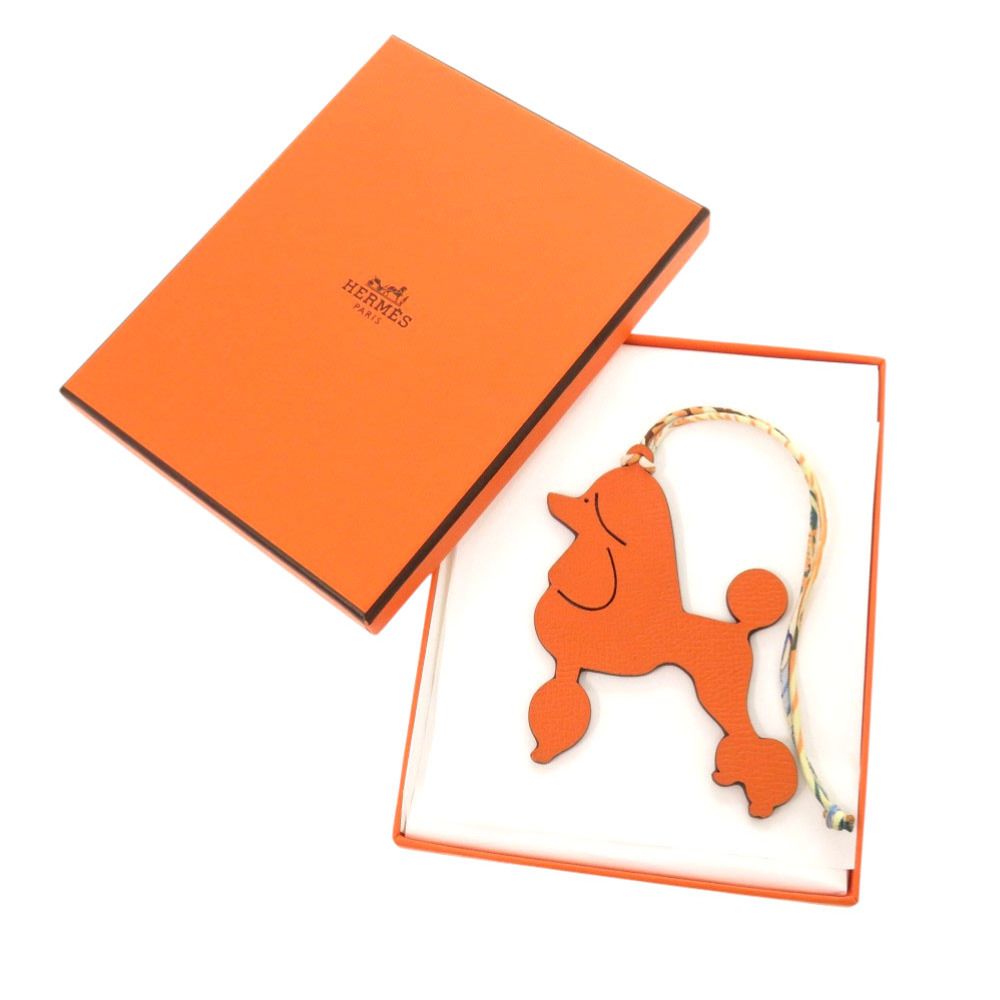 Hermes Petit Ache Toy Dollar Veau Epsom Taurillon Orange Black — view 2