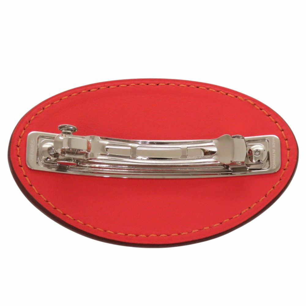 Hermes Evelyne Swift Orange Barrette Shoulder Bag — view 2
