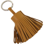 Hermes Bag Charm Fringe Key Holder Agno Milo Sesame Brown Carmen — view 2
