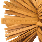 Hermes Bag Charm Fringe Key Holder Agno Milo Sesame Brown Carmen — view 6
