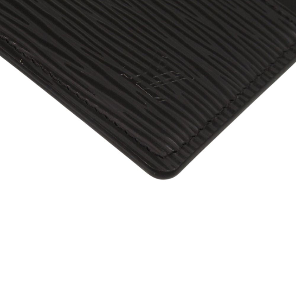 Louis Vuitton Porte Cartes Sample Epi Leather Noir Black Card Case — view 5