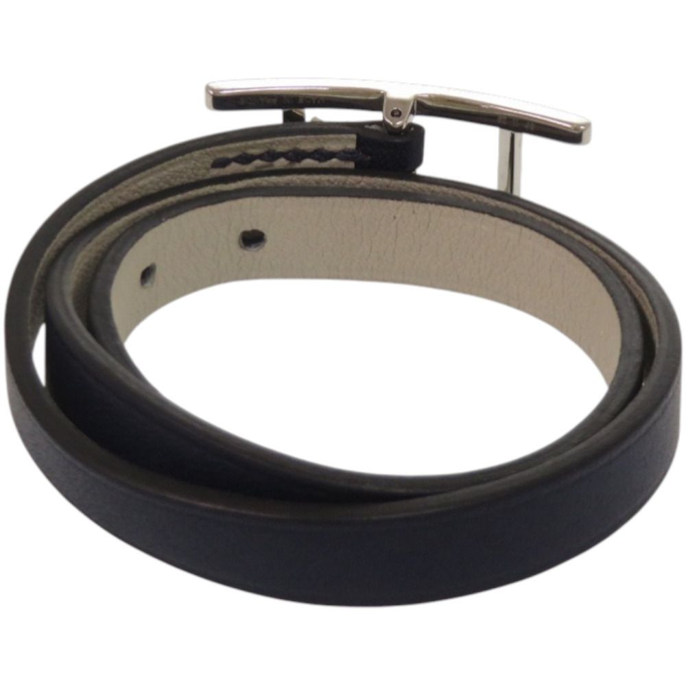 Hermes Behapi Double Tour Veau Swift Navy Bracelet Gray — view 3