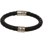 Bottega Veneta Intrecciato Leather Black Bracelet — view 5
