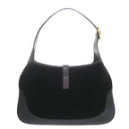 Gucci Jackie 001 Shoulder Bag Suede Leather Black — view 2