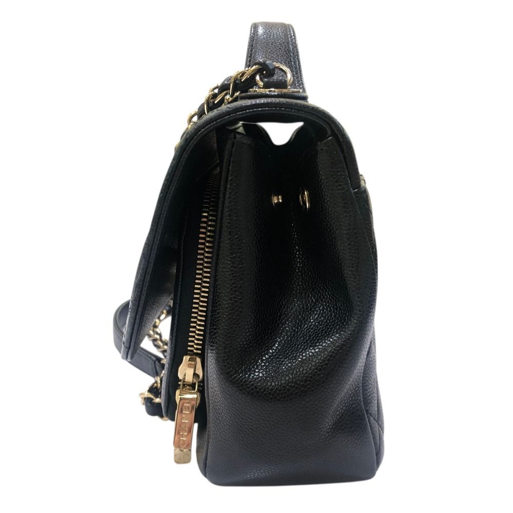 Chanel Shoulder Bag Business Affinity Caviar Leather Black — view 4