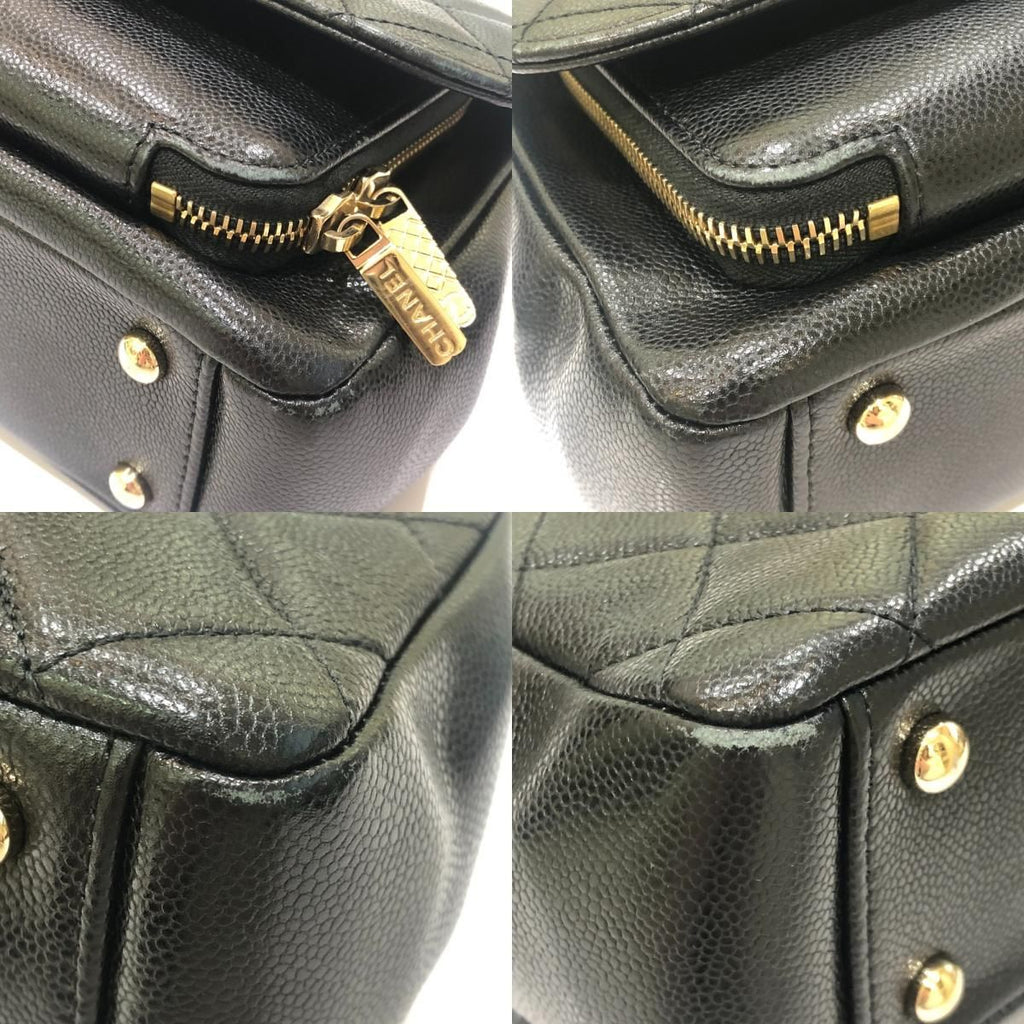 Chanel Shoulder Bag Business Affinity Caviar Leather Black — view 7