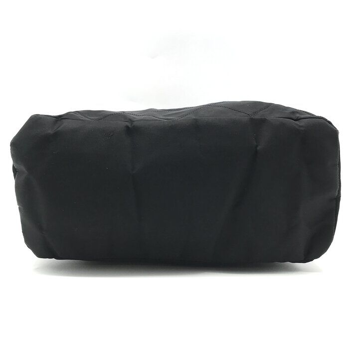 Prada Nylon Chain Tote Shoulder Bag Black Purse — view 3