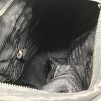 Prada Nylon Chain Tote Shoulder Bag Black Purse — view 7