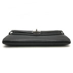 Hermes Kelly Turnlock Leather Wallet Black — view 4