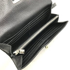 Hermes Kelly Turnlock Leather Wallet Black — view 8