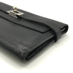 Hermes Kelly Turnlock Leather Wallet Black — view 5
