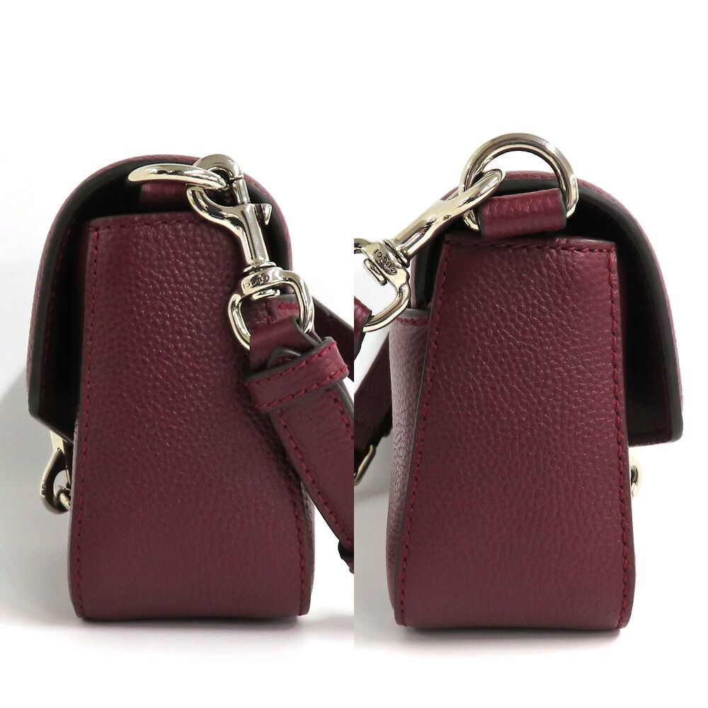 Gucci Shoulder Bag 2-Way Grain Leather Ancora Red — view 4