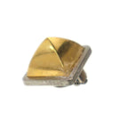 Hermes Medall Studs Earrings Set Gold Silver — view 4