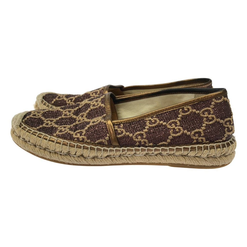 Gucci GG Herintage Espadrille Slip Ons Brown 37 Shoulder Bag — view 2