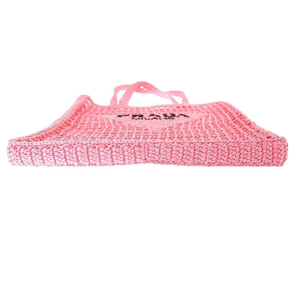 Prada Crochet Tote Pink — view 4