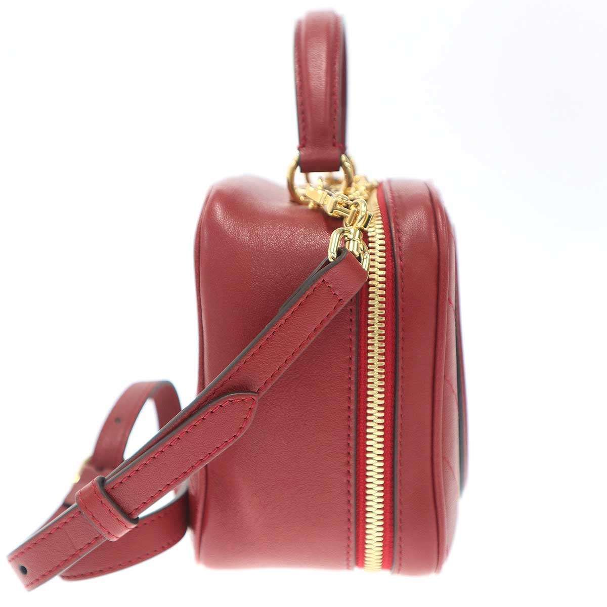 Gucci Blondie Top Handle Shoulder Bag Red — view 3