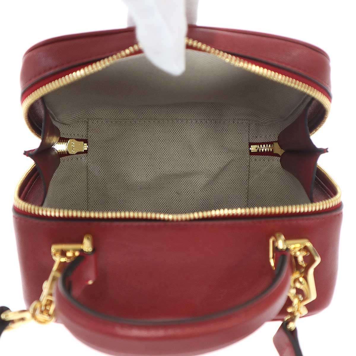 Gucci Blondie Top Handle Shoulder Bag Red — view 6