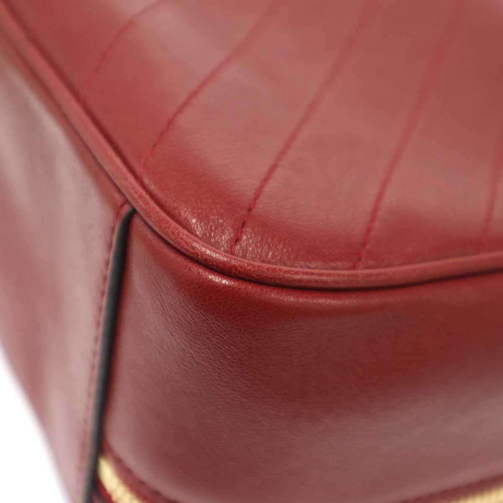 Gucci Blondie Top Handle Shoulder Bag Red — view 7