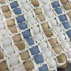 Prada Raffia Wood Bead Tote White — view 9