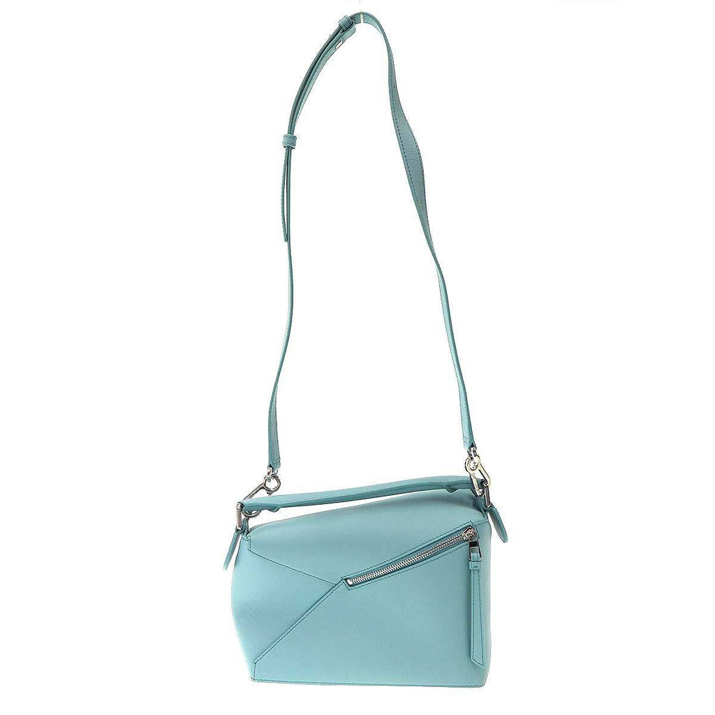 Loewe Puzzle Bag Small Classic Calf Blue — view 2