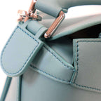 Loewe Puzzle Bag Small Classic Calf Blue — view 7