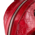 Gucci Backpack Leather Red — view 6