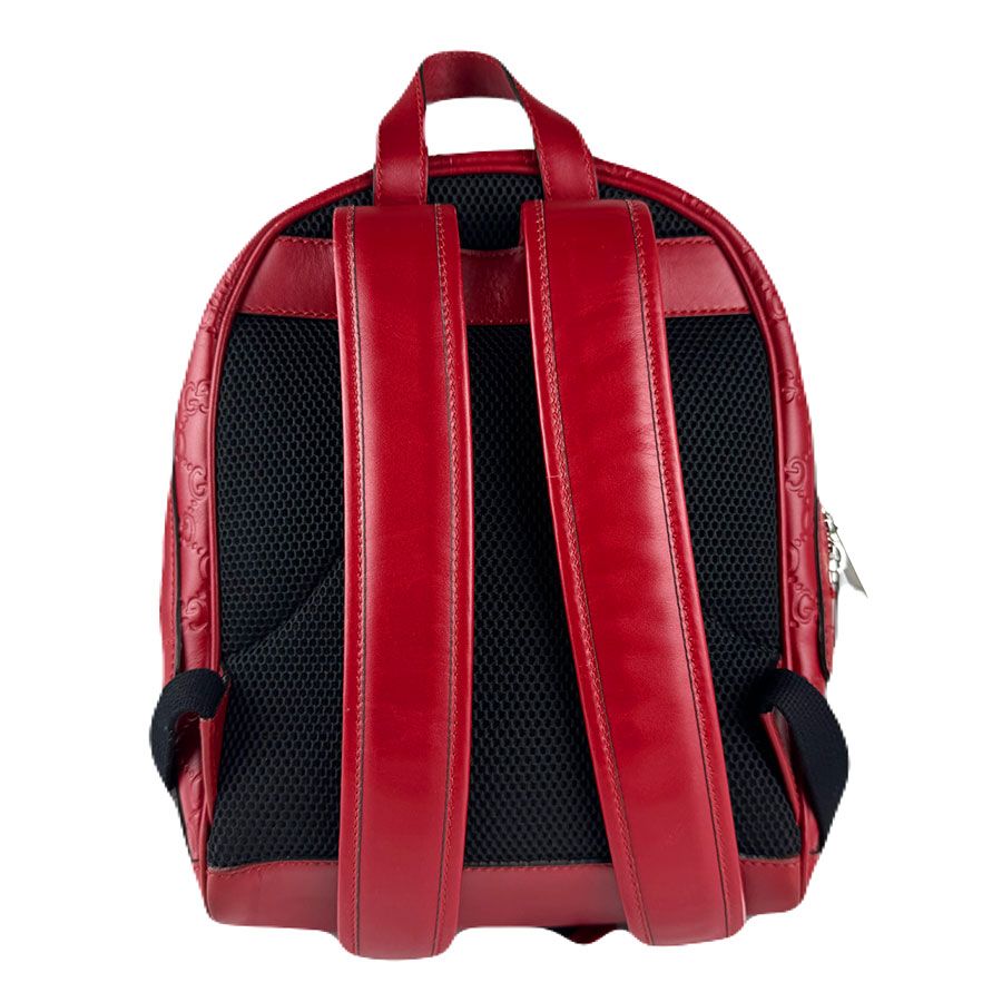 Gucci Backpack Leather Red — view 3