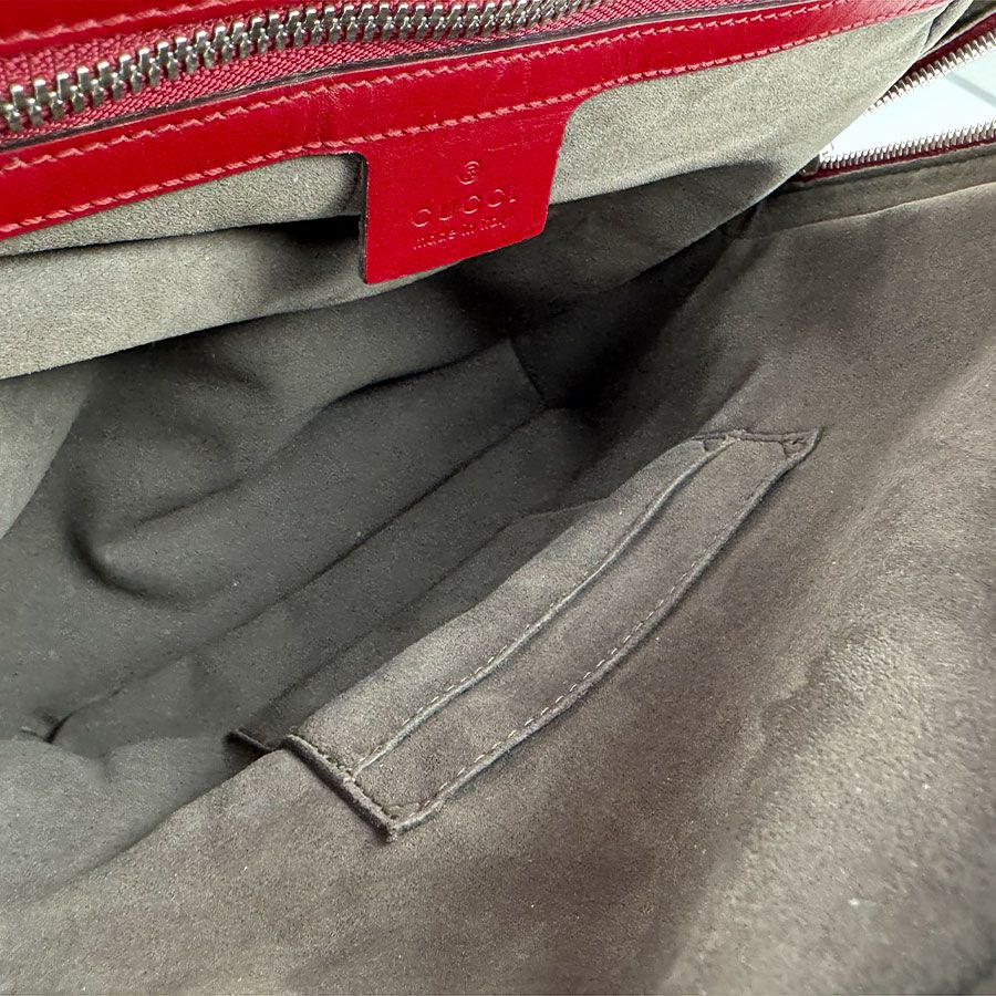 Gucci Backpack Leather Red — view 5