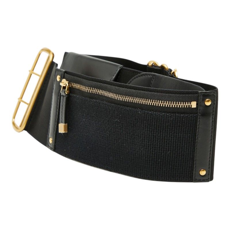 Dior Saddle Black Fabric Leather — view 2