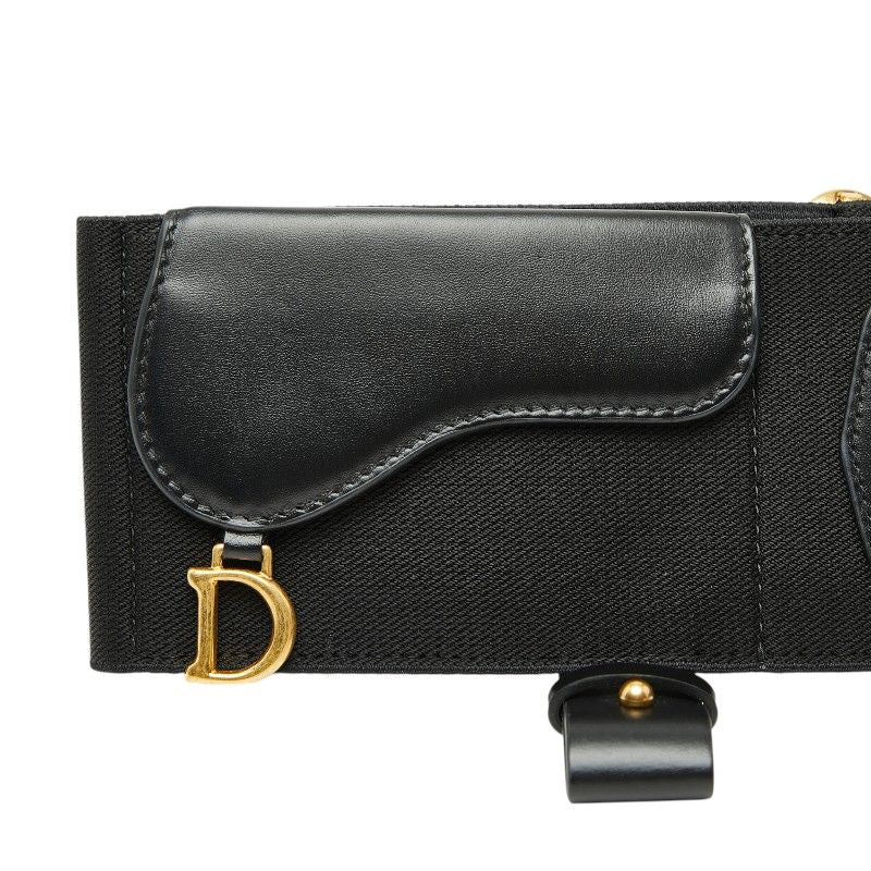 Dior Saddle Black Fabric Leather — view 4