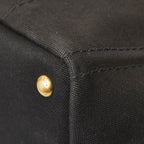 Prada Canapa M Black Canvas Handbag — view 4