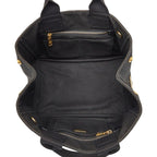 Prada Canapa M Black Canvas Handbag — view 9