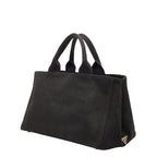 Prada Canapa M Black Canvas Handbag — view 2