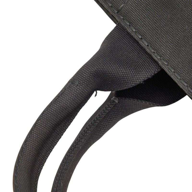 Prada Canapa M Black Canvas Handbag — view 8