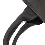 Prada Canapa M Black Canvas Handbag — view 8