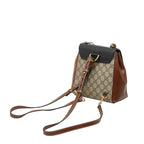 Gucci GG Supreme Padlock Backpack Beige Multicolor Leather — view 2