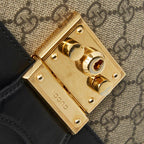 Gucci GG Supreme Padlock Backpack Beige Multicolor Leather — view 8