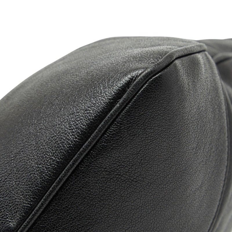 Gucci Horsebit Shoulder Bag Drawstring Black Leather — view 4