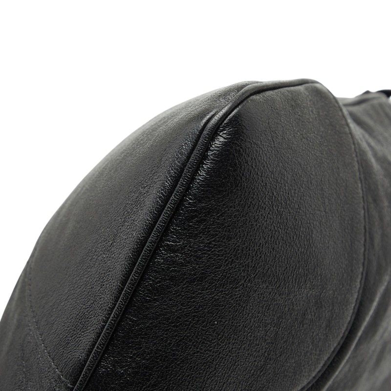 Gucci Horsebit Shoulder Bag Drawstring Black Leather — view 5