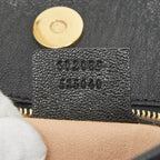 Gucci Horsebit Shoulder Bag Drawstring Black Leather — view 8