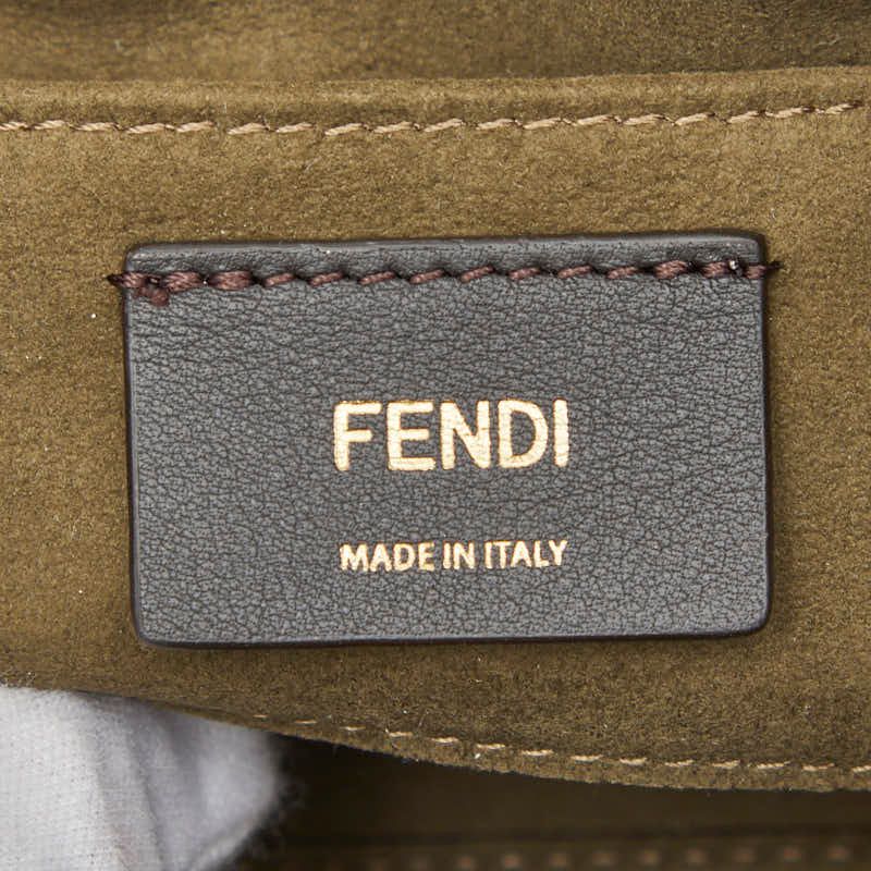 Fendi by the Way Mini 2-Way Shoulder Bag Pink Shearling — view 9