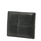 Bottega Veneta Maxi Intrecciato Cassette Bifold Wallet Billfold Khaki Leather — view 2