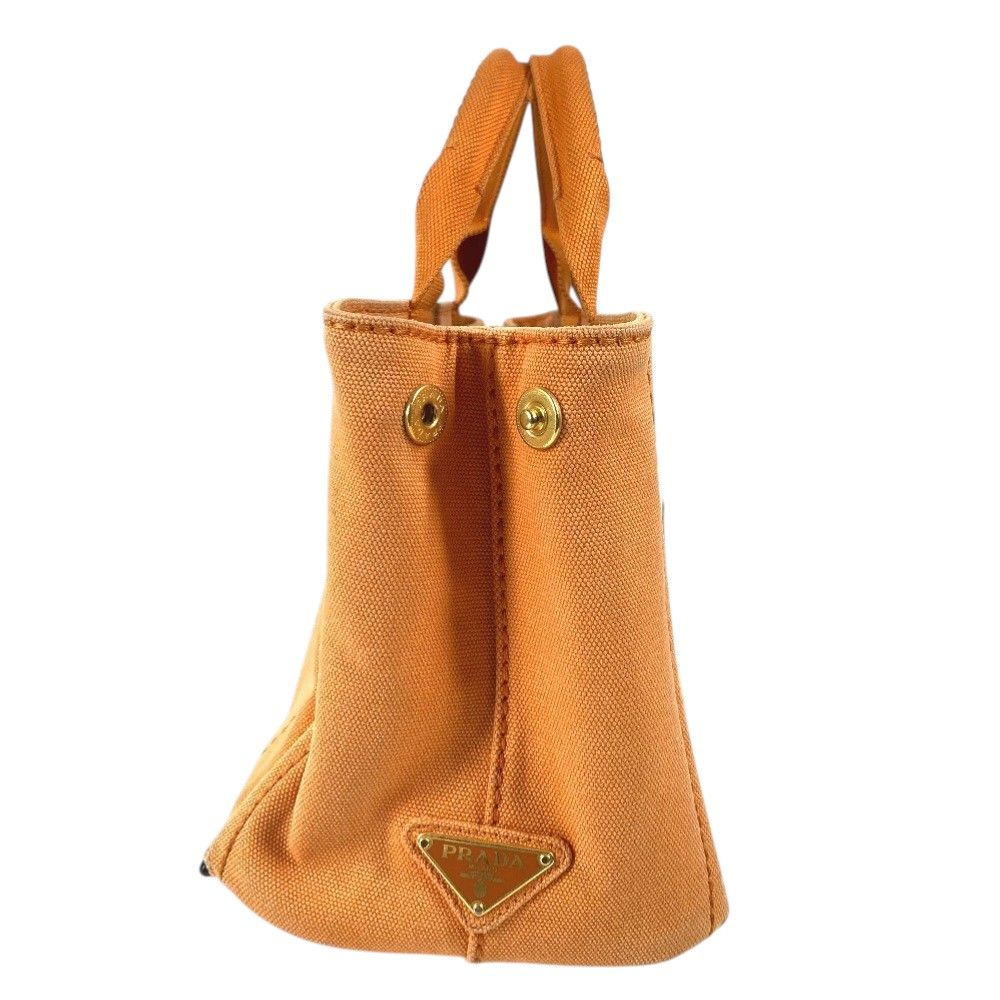 Prada Handbag Canapa Logo Canvas Orange — view 3