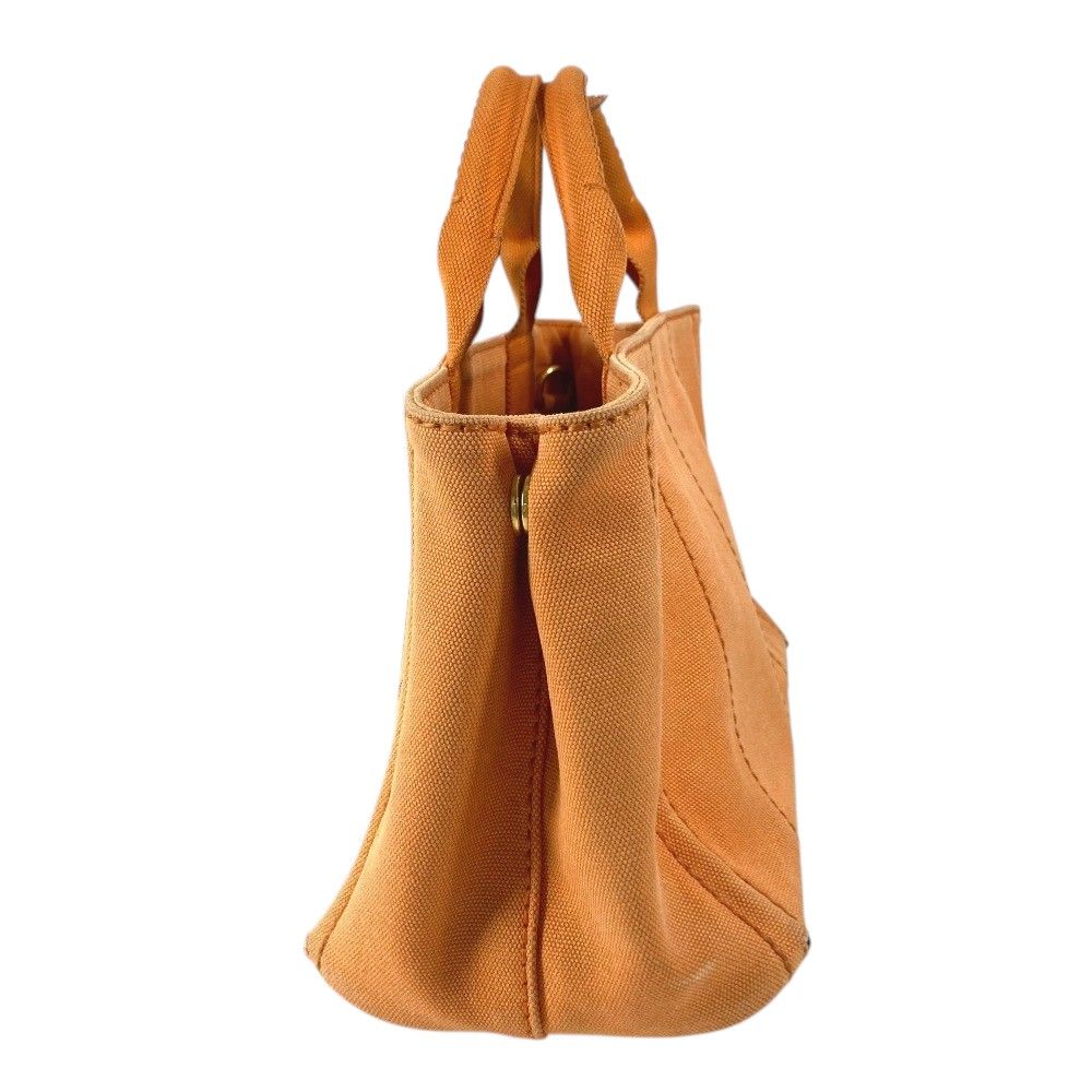 Prada Handbag Canapa Logo Canvas Orange — view 4