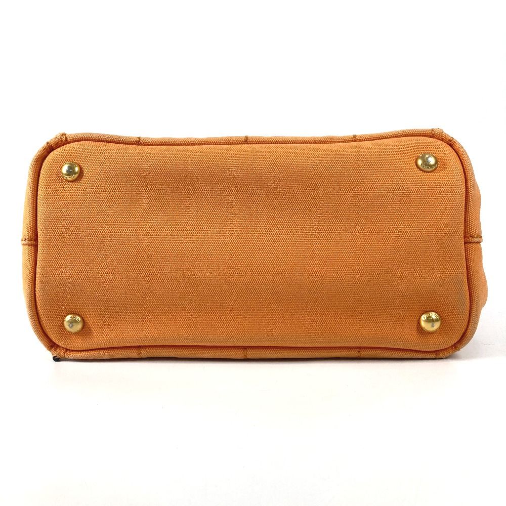 Prada Handbag Canapa Logo Canvas Orange — view 5