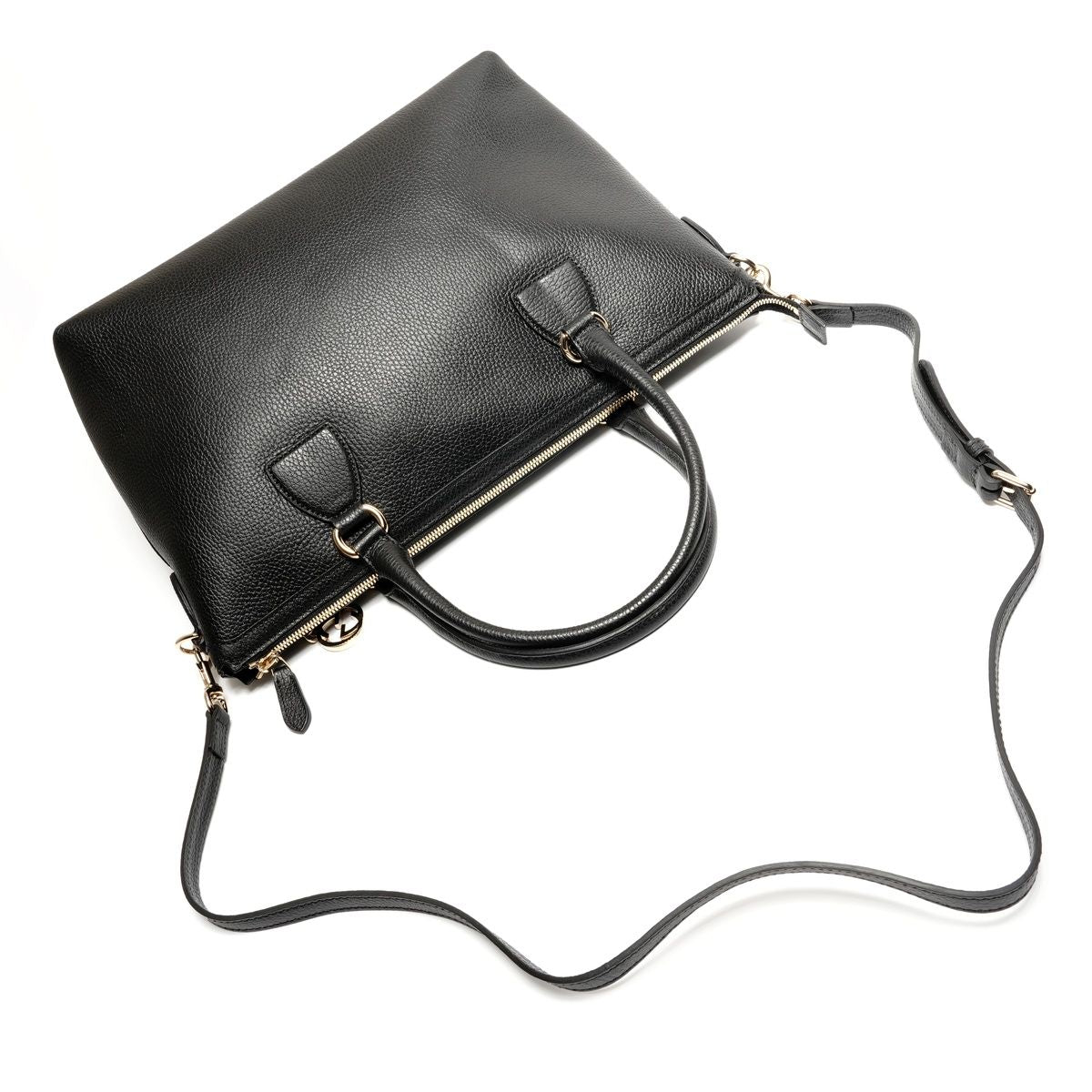 Gucci Tote Interlocking 2-Way Leather — view 8