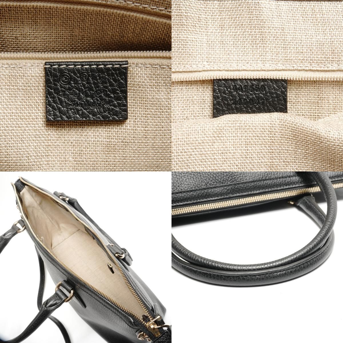 Gucci Tote Interlocking 2-Way Leather — view 9